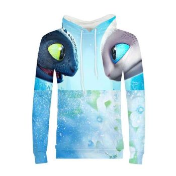 How To Train Your Dragon Hoodies &#8211; Cartoon 3D Hooded Sweatshirt