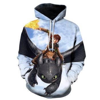 How to Train Your Dragon Hoody Sweatshirt &#8211; Cartoon 3D Print Hoodies