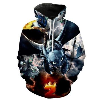 How To Train Your Dragon The Hidden World Pullover &#8211; 3D Print Hoodies Sweatshirt