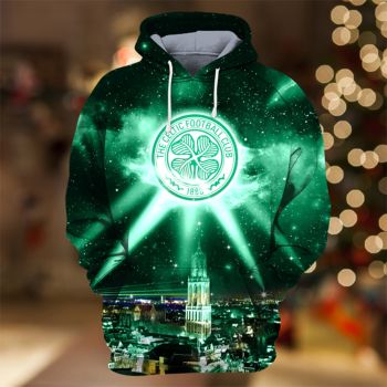 Elegance Green Lighting Pattern Lighting Hoodie