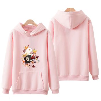 Chic Genshin Impact Hu Tao Brown Pink Hoodie
