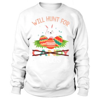 Tacos Kawaii Bunny Easter Sunday Sweatshirt