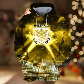 Precious Yellow Lighting Pattern Lighting Hoodie