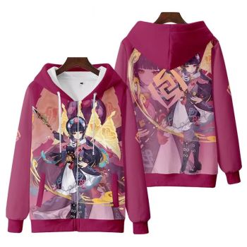 Exquisite Genshin Impact Yun Jin Anime Zip-Up Hoodie