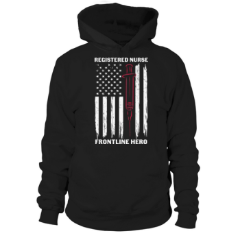 Registered Nurse Frontline Hero Hooded Sweatshirt