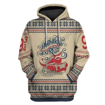  Cute And Loose Brown Tanks Pattern Christmas Hoodie