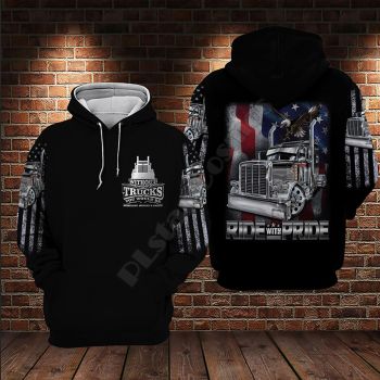  Vintage  Black Truck Pattern Car Hoodie