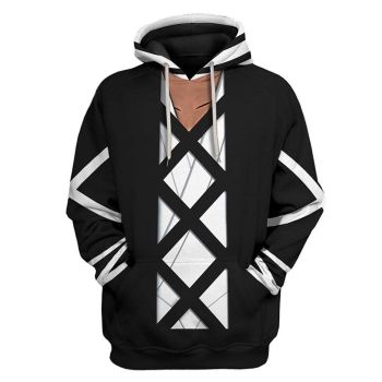 Precious Black Line Pattern Indians Hoodie