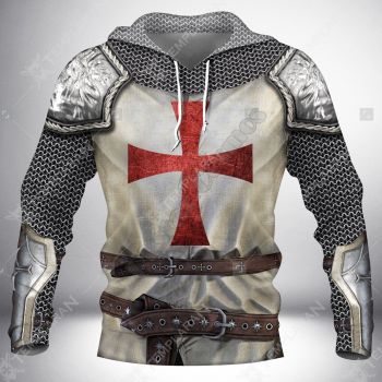 Precious Grey Blet Pattern Animals Hoodie