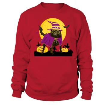 Schipperke Dog Witch Hat Halloween Sweatshirt