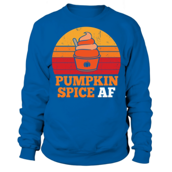 Pumpkin Spice Af Funny Halloween Vintage Sweatshirt