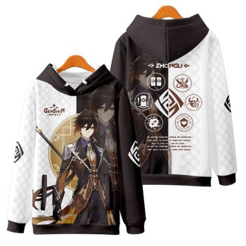 Versatile Genshin Impact Zhongli Anime Hoodie