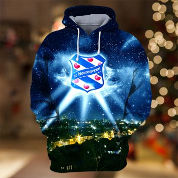 Vintage  Blue Lighting Pattern Lighting Hoodie