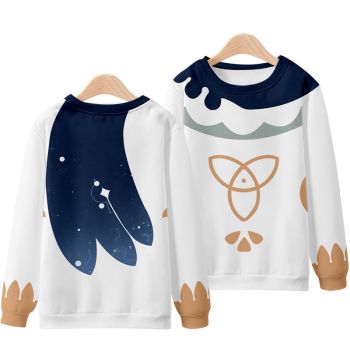 White Classic Genshin Impact Anime Kaedehara Kazuha Hoodie