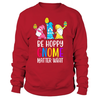 Easter Bunny Gnome Easter Basket Eggs Sweatshirt