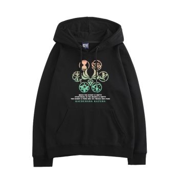 High-Quality Genshin Impact Kaedehara Kazuha Anime The Black Hoodie