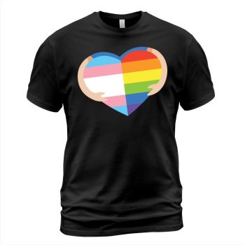 Transgender Gay Pride Heart