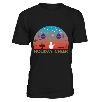 Cheerleading Christmas T Shirt Spreading Holiday Cheer