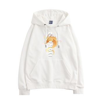 Versatile Genshin Impact Zhongli Anime The White Hoodie