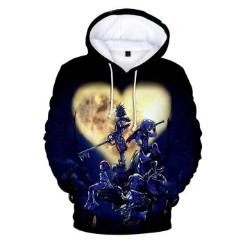 Kingdom Hearts Hoodies &#8211; Kingdom Hearts Series Sora Moon Hoodie