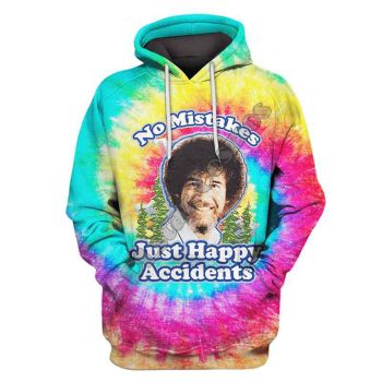 Oversize Colorful Human Face Pattern Human Face Hoodie