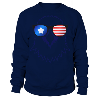 4th July American Eagle Flag Sweatshirt