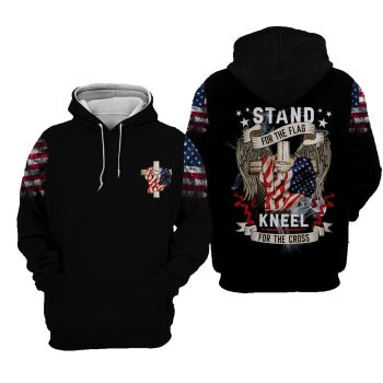  Precious Black Crosses Alphabet Pattern Jesus Hoodie