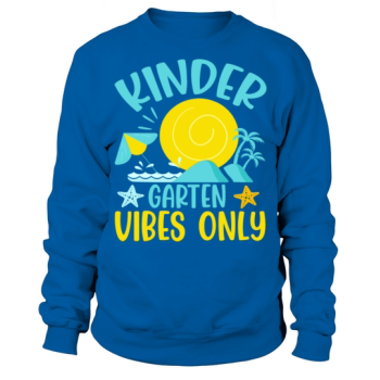 Back To School Kindergarten Vibes Retro Teacher Sweatshirt