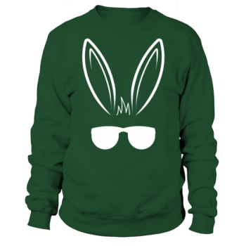 Easter Bunny Sunglasses Cool Easter Peeps Sweatshirt