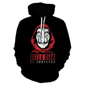 La Casa De Papel 3D Printed Hoodies Sweatshirts