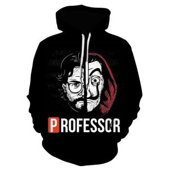 La Casa De Papel 3D Printed Hoodies Sweatshirts