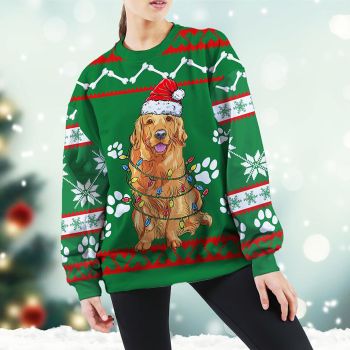 Labrador Green Christmas Sweatshirt