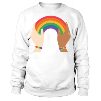 Gay Pride Clothing LGBT Rainbow Sweatshirt