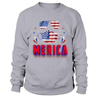 Merica 4th July Independence Day Sweatshirt
