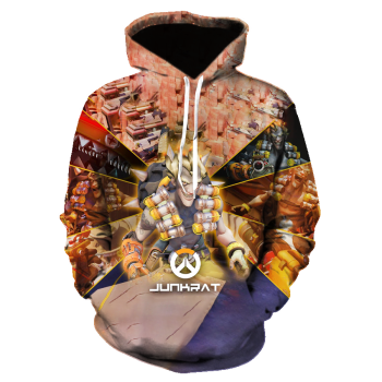 Junkrat  full-print Unisex Hoodie