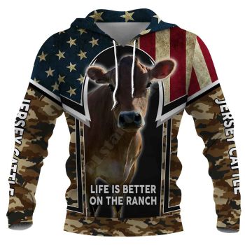 Popular And Vintage Colorful Donkey Pattern Animals Hoodie