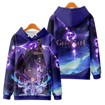 Unique Genshin Impact Raiden Shogun Anime Hoodie