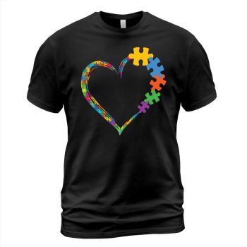 Love Heart Puzzle Autism Awareness