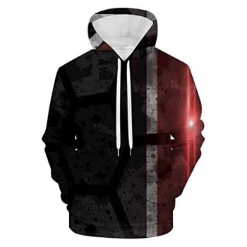 Mass Effect Hoodie &#8211; 3D Print Long Sleeve Hooded Jumper