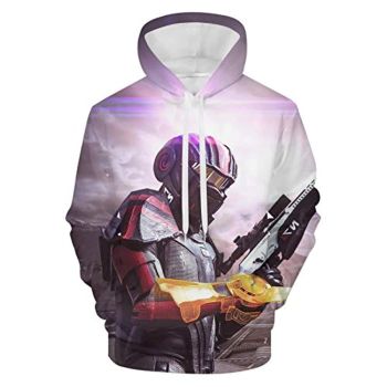 Mass Effect Hoodie &#8211; 3D Print Long Sleeve Hooded Jumper