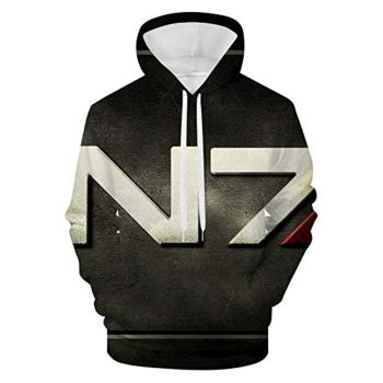 Mass Effect Hoodie &#8211; N7 3D Print Long Sleeve Hooded Jumper