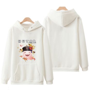 High-Quality Genshin Impact Hu Tao White Hoodie