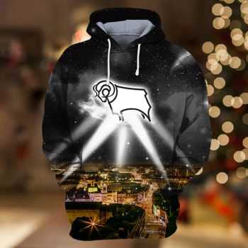 Vintage  Black Lighting Pattern Lighting Hoodie