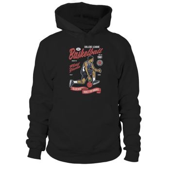 Basketball College League Hoodies