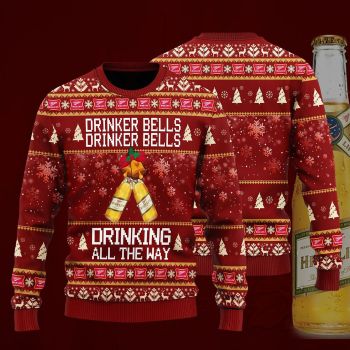 Miller High Life Drinker Bells Drinker Bells Drinking Sweater
