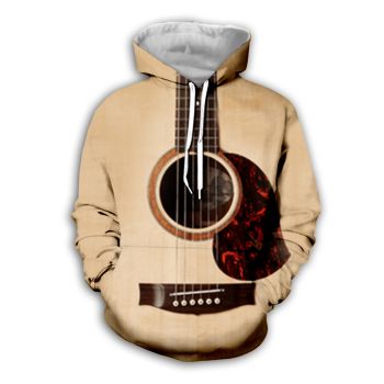 Fashion White Strings Pattern Strings Hoodie