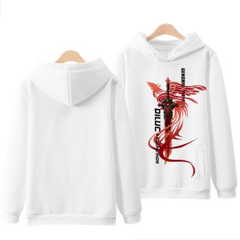 Exquisite Genshin Impact Diluc White Hoodie