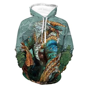 Monster Hunter World Hoodies &#8211; 3D Print Casual Pullover