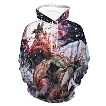 Monster Hunter World Hoodies &#8211; 3D Print Casual Pullover