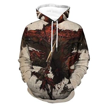 Monster Hunter World Hoodies &#8211; 3D Print Casual Pullover